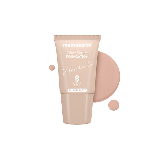 Mamaearth Glow Serum Foundation Mini Tube Ivory Glow