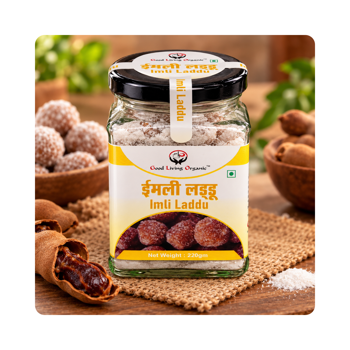 Good Living Organic Imli Laddu 220g - photo 5