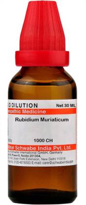Dr Willmar Schwabe India Rubidium Muriaticum Dilution 1000 CH