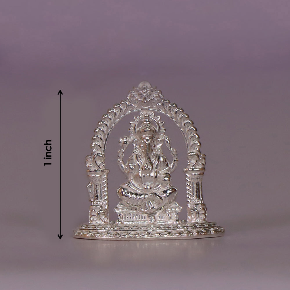 Pure Silver Keertimukha Ganesh