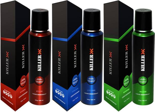 Killer Storm Cyclone Marine Liquid Deodorant Each Body Spray For Men & Women