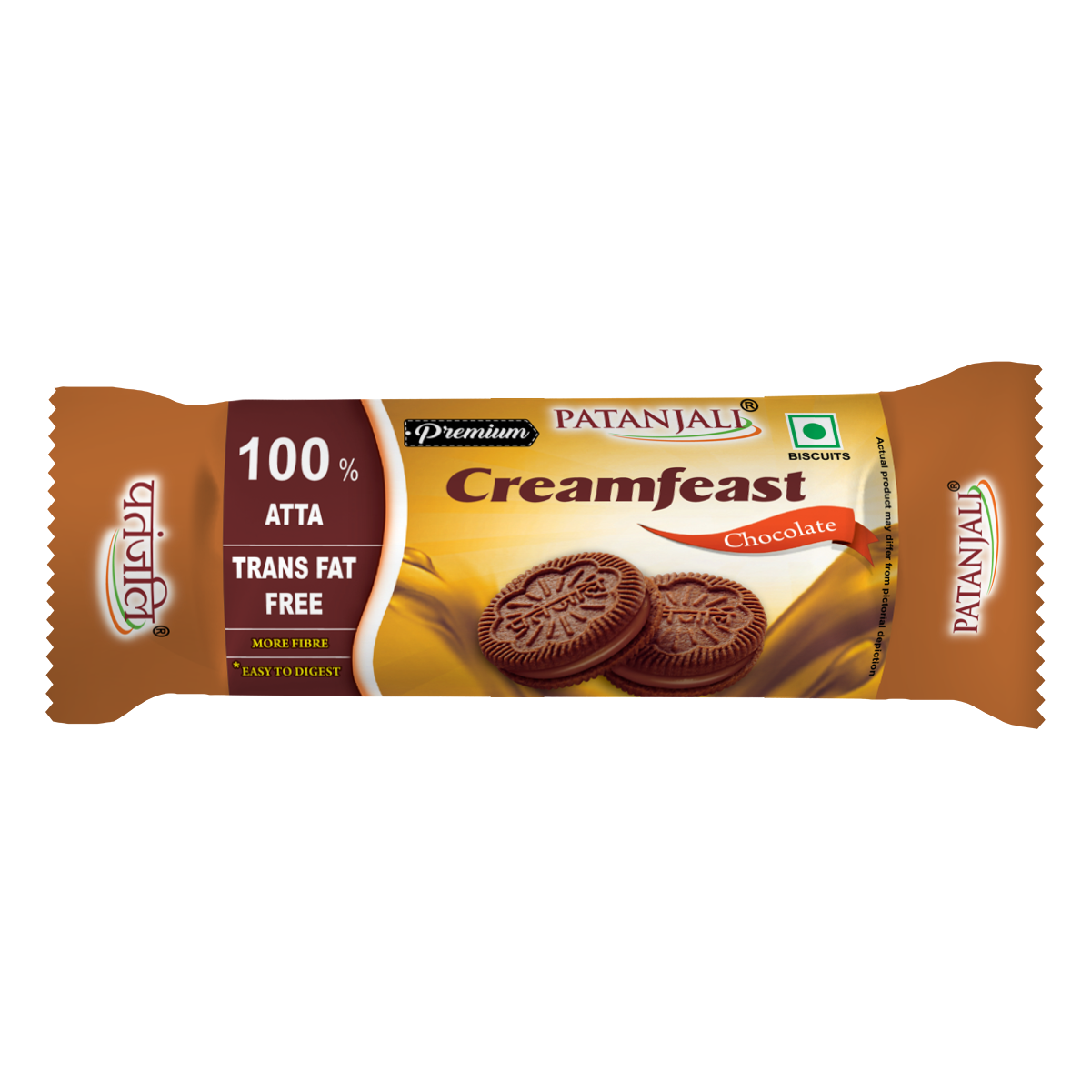 Patanjali Creamfeast Chocolate Biscuits