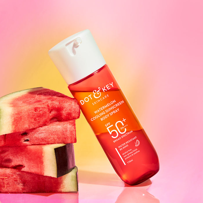 Dot & Key Watermelon Cooling Sunscreen Body Spray Spf 50+ Pa+++