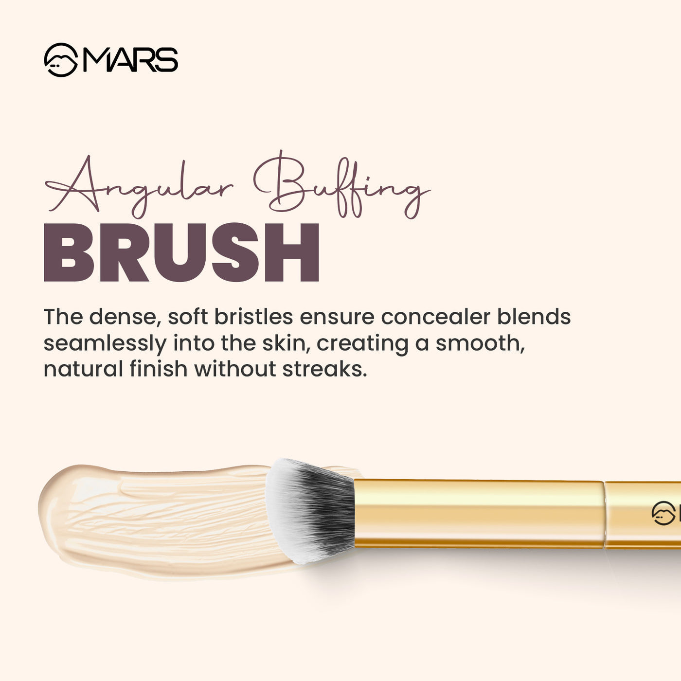 Mars Artist's Arsenal Angular Buffing Brush