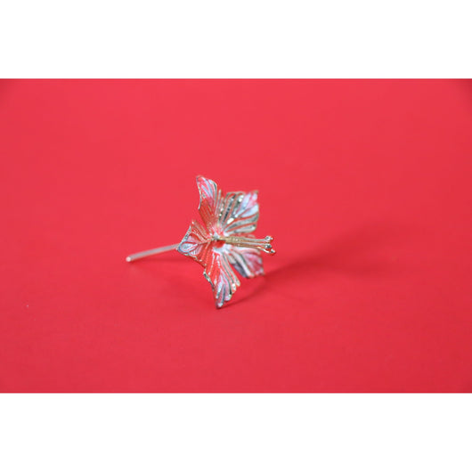 Pure Silver Gold Coated Flowers |Single Pattern Pack Of 3