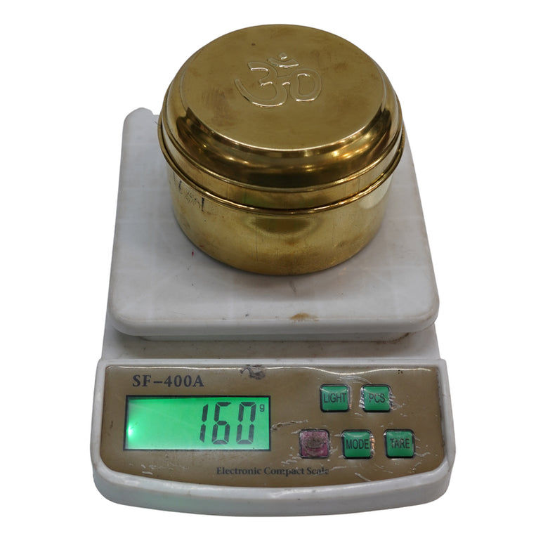 Handmade Brass Sindoor Box 160g