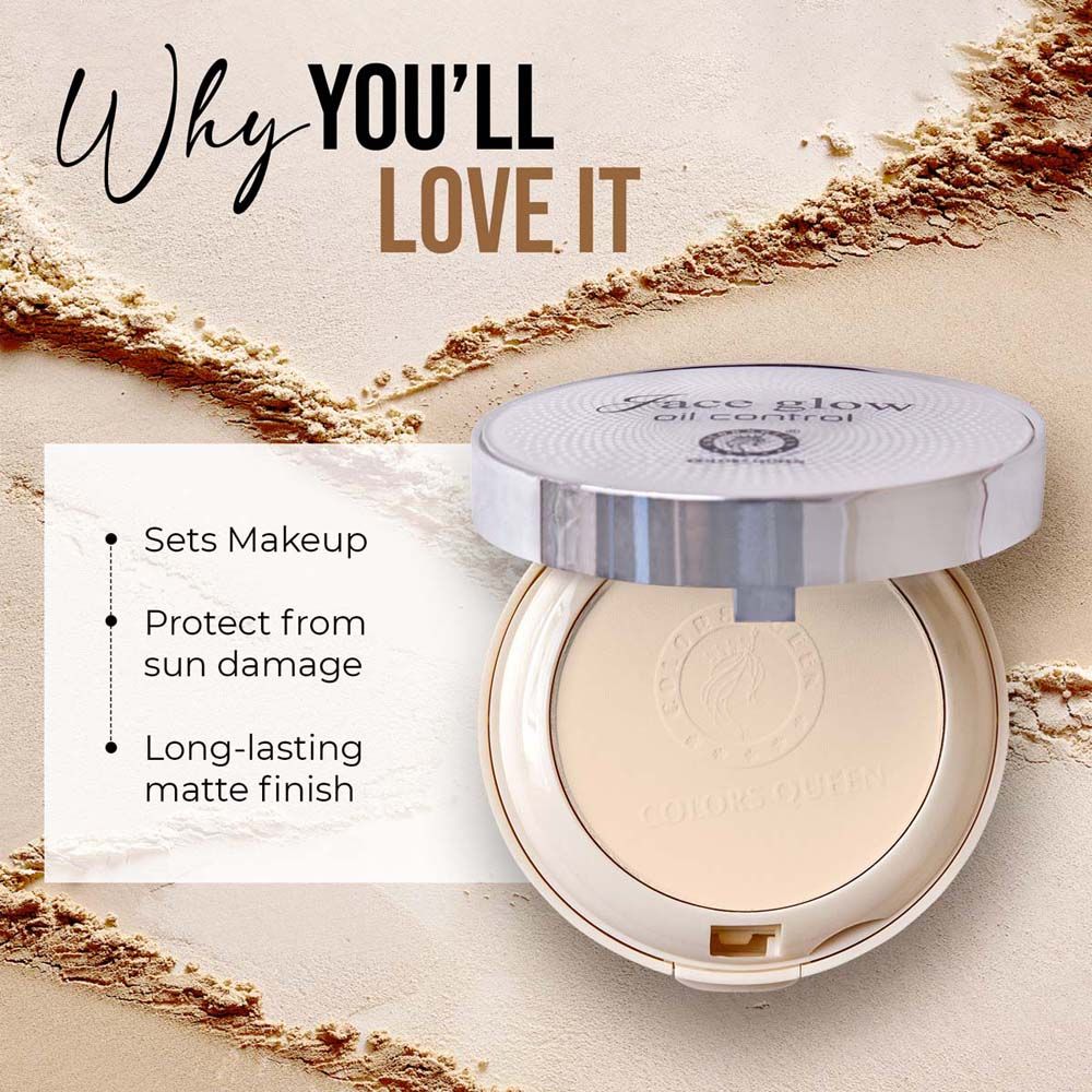 Colors-Queen-Face-Glow-Oil-Control-Powder-Upto-24-Hours-