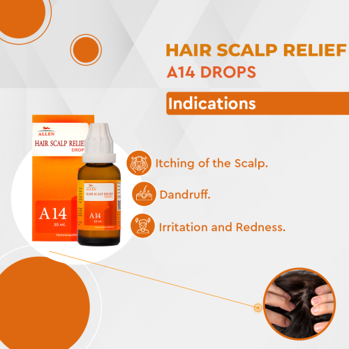 Allen A14 Hair Scalp Relief Drop - PUSHMYCART