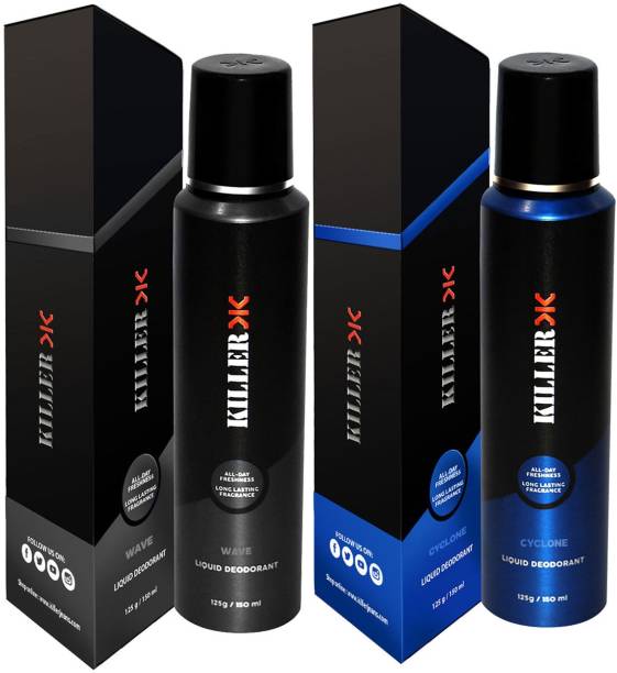 Killer Wave Cyclone Deodorant Spray For Men & Women