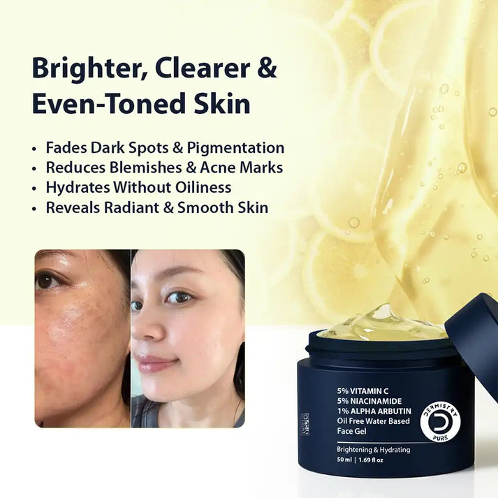 Dermistry Water Based Moisturizer for Oily Skin | Hydrating Face Cream
