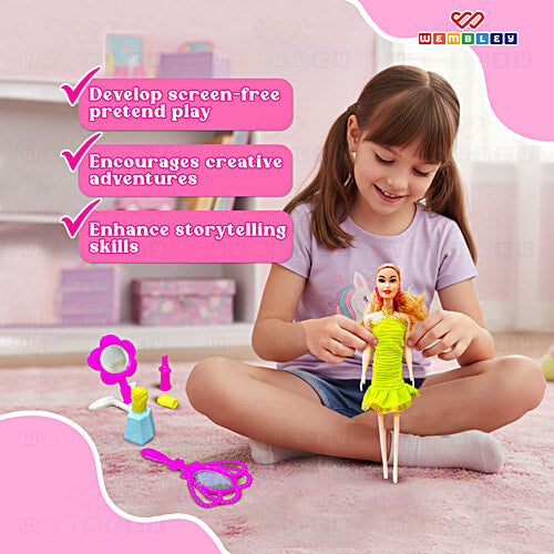 Wembley Lets Happy Every Day Shine Doll Playset