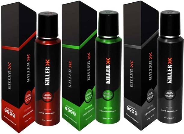 Killer Storm Marine Wave Deodorant Spray For Men & Women