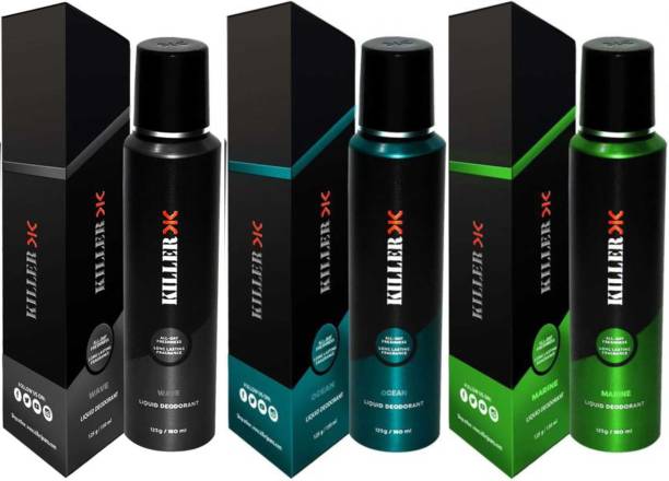 Killer Wave Ocean Marine Deodorant Spray For Men & Women