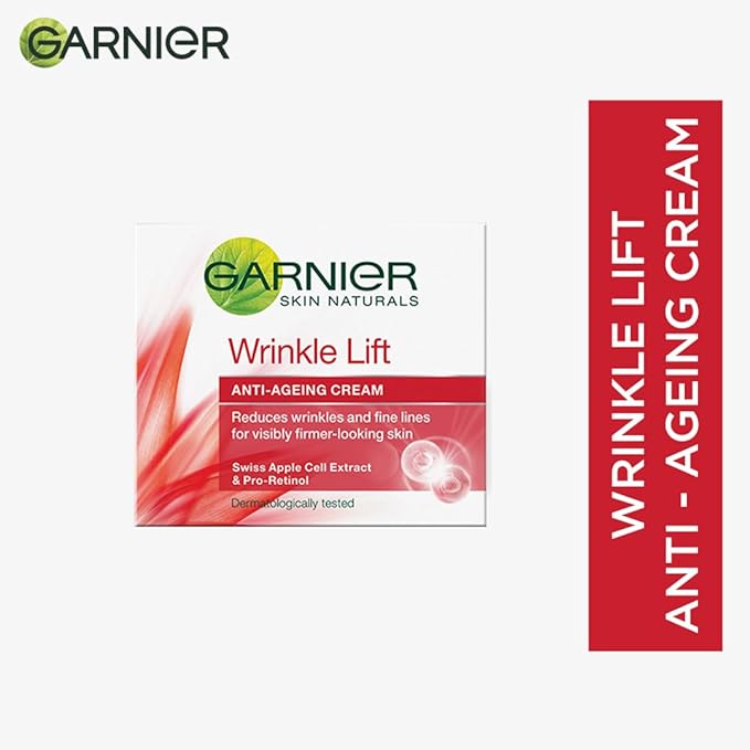 Garnier Skin Naturals Wrinkle Lift Anti-Ageing Cream - PUSHMYCART