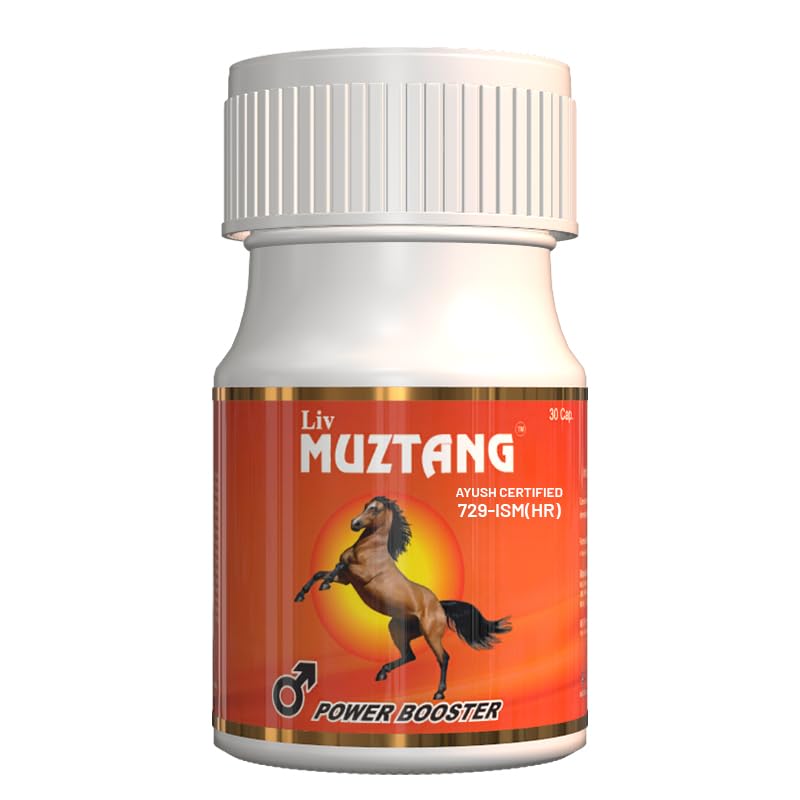 Liv Muztang Power Booster Ayurvedic Capsule | For Immunity & Stamina