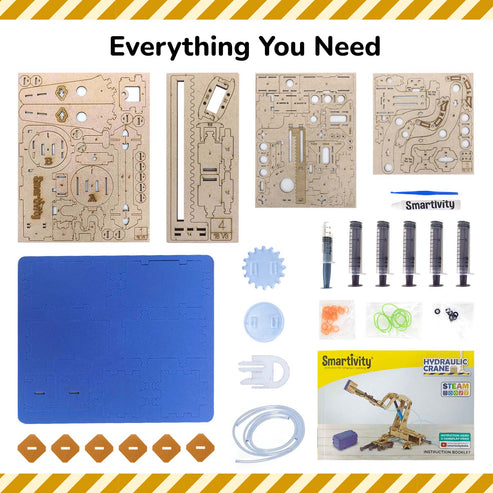 Hydraulic Crane | 8-14 years | DIY STEM Construction Toy