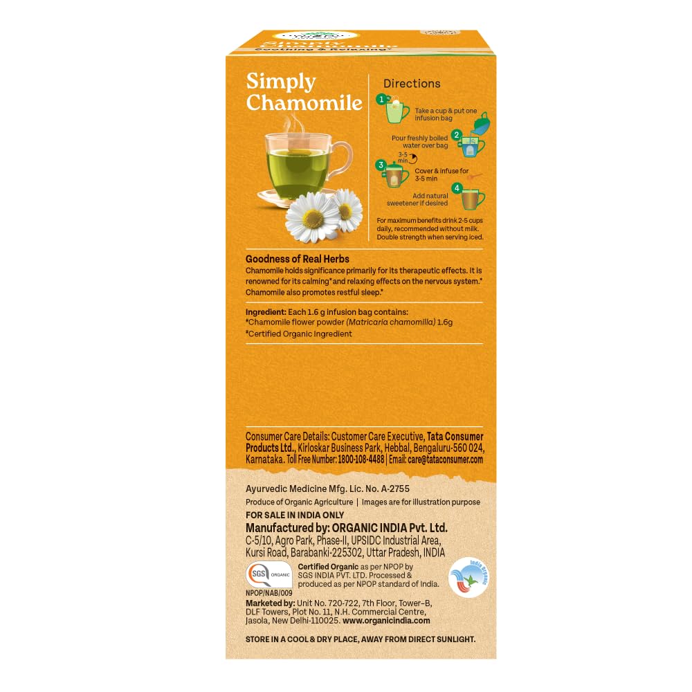 A TATA Product - Organic India Simply Chamomile