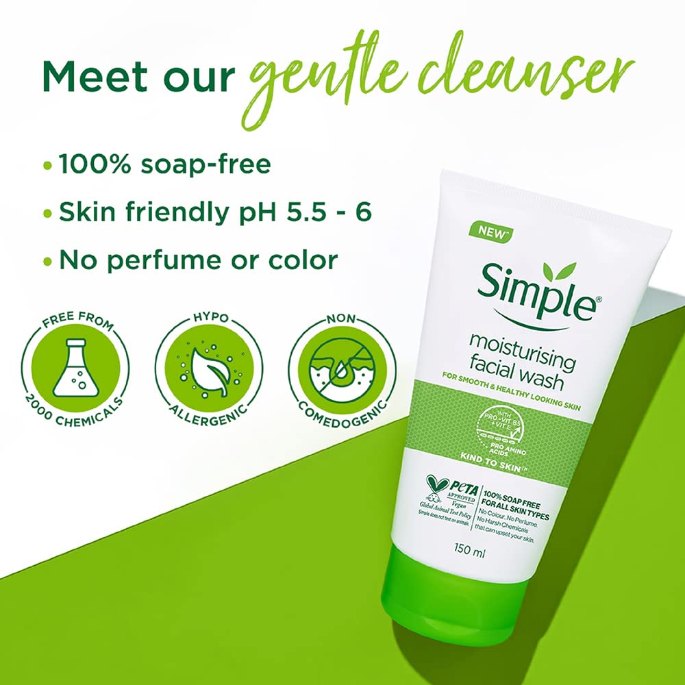 SIMPLE – Moisturising Face Wash