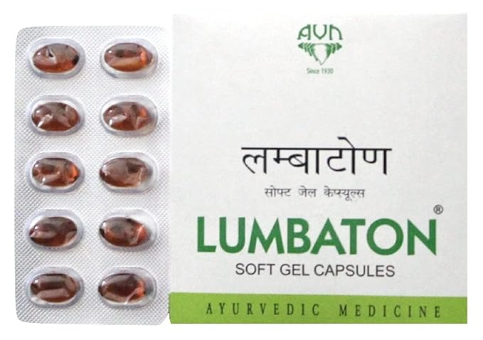 Avn Ayurveda Lumbaton Soft Gel Capsules