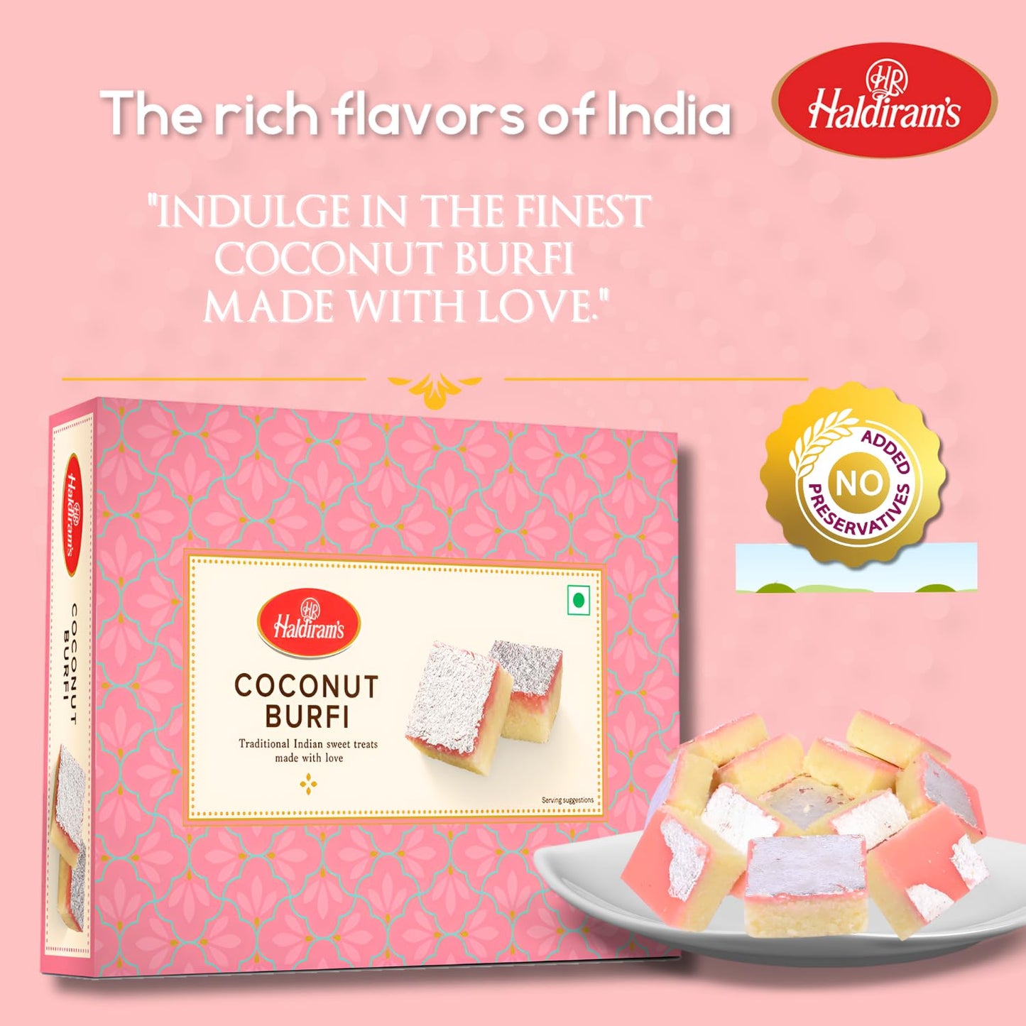 Haldiram's Coconut Burfi