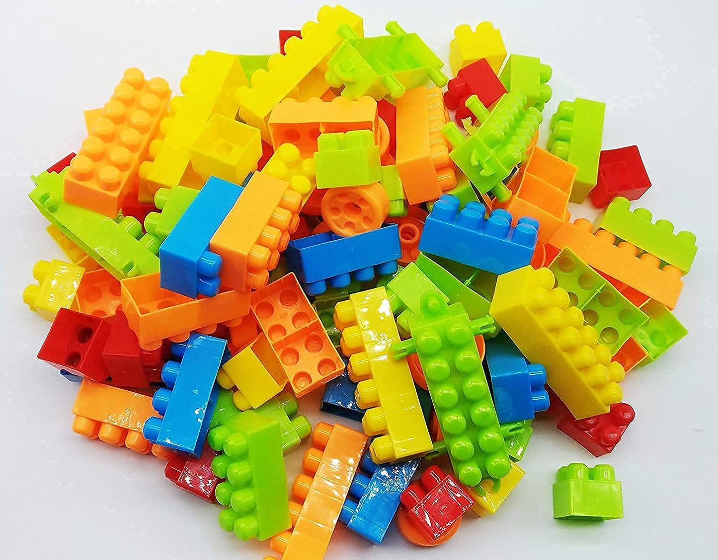 Toyshine Building Blocks with Wheels for Kids