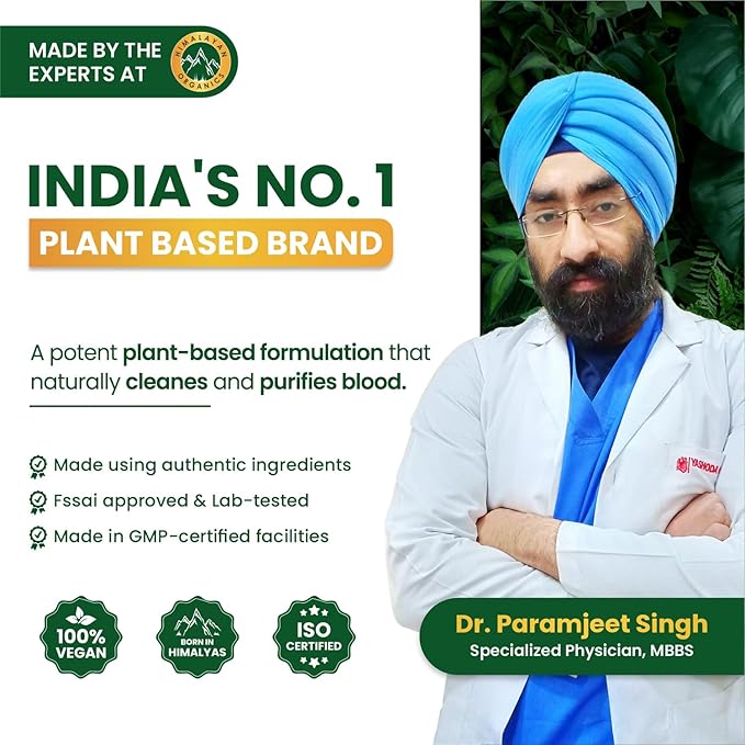 Himalayan Organics Plant Based Blood Detox Tablets