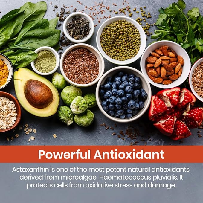 Himalayan Organics Naturally Sourced Astaxanthin Capsules