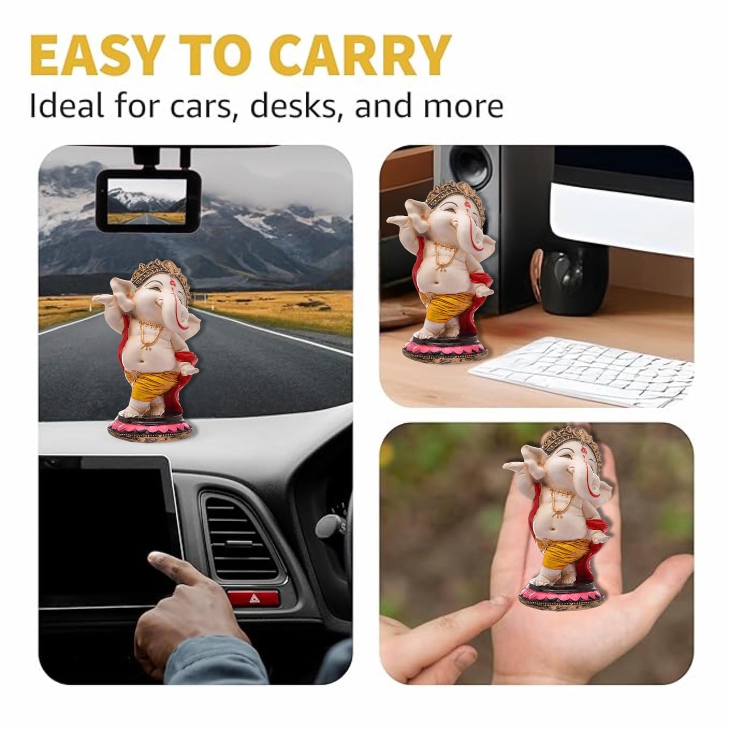 KARIGAARI Ideas Hand Crafted Karigaari India Handcrafted Polyresin Eco Friendly Lord Ganesha