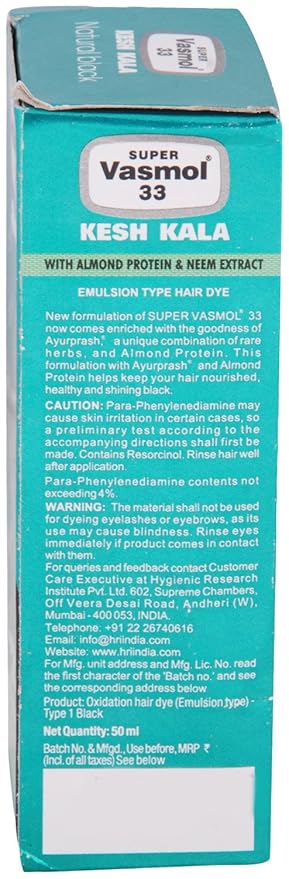 Vasmol Super Vasmol 33 Kesh Kala