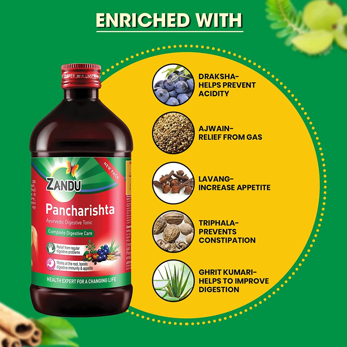 Zandu Pancharishta Syrup