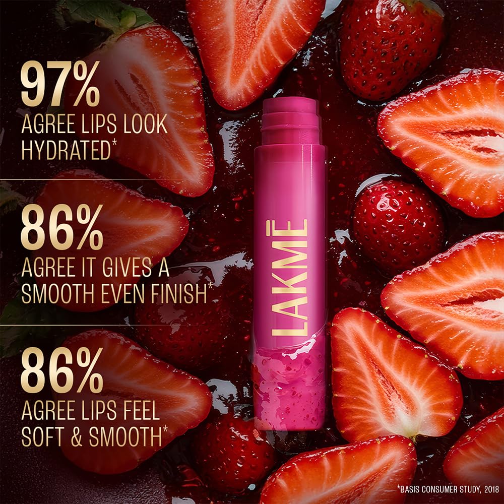 Lakme Lip Love Care Stick Strawberry SPF 15