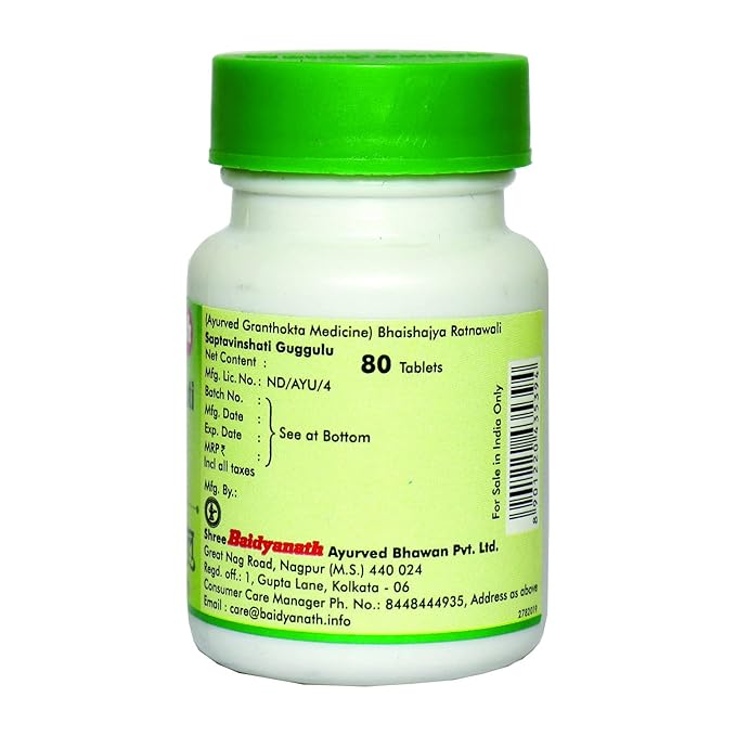 Baidyanath Vansaar Saptavinshati Guggulu Tablets