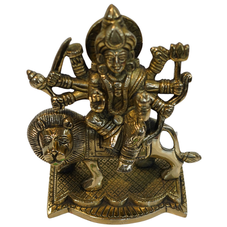 Brass Goddess Durga Decorative Murti Idol 1522g
