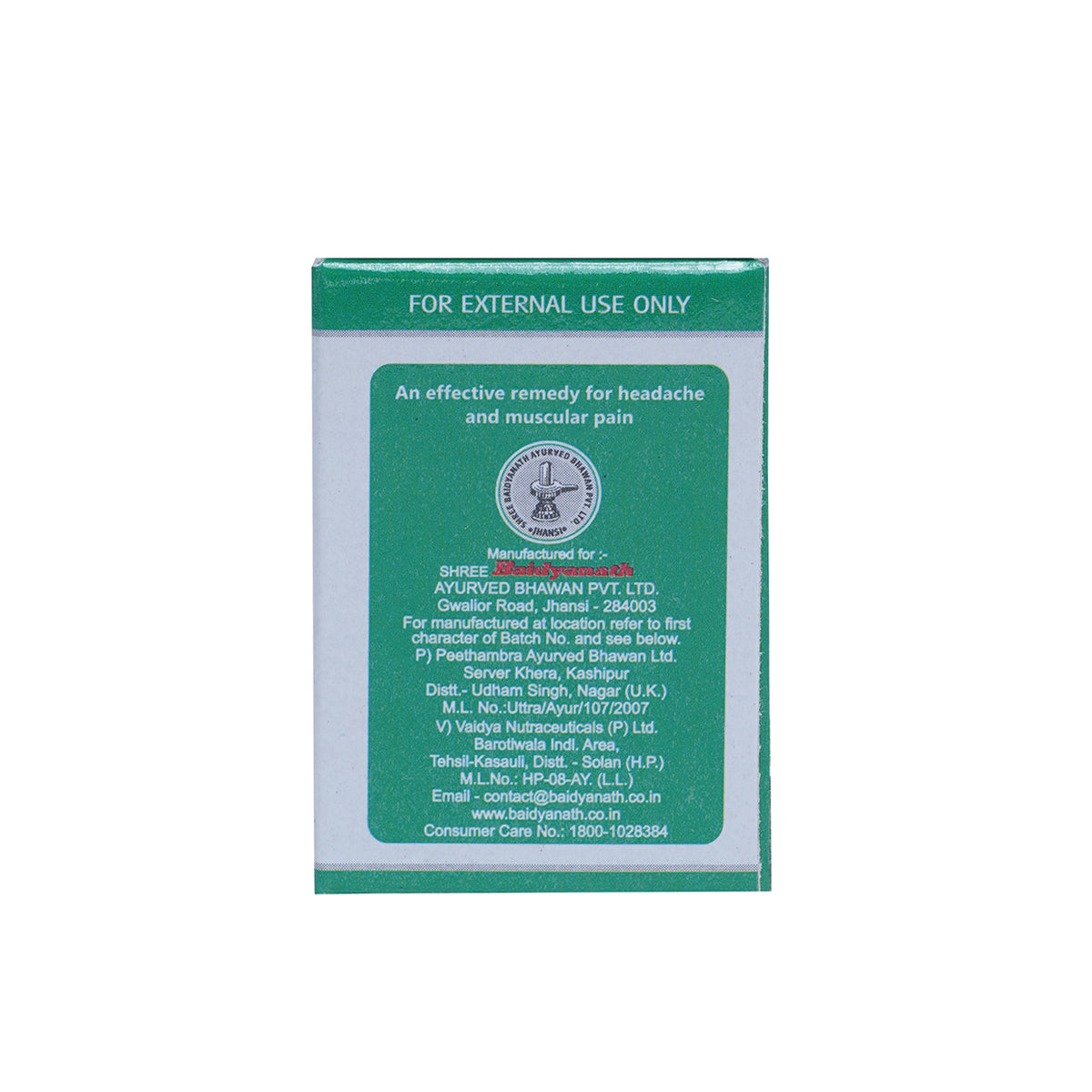 Baidyanath Jhansi Pain Relief Balm