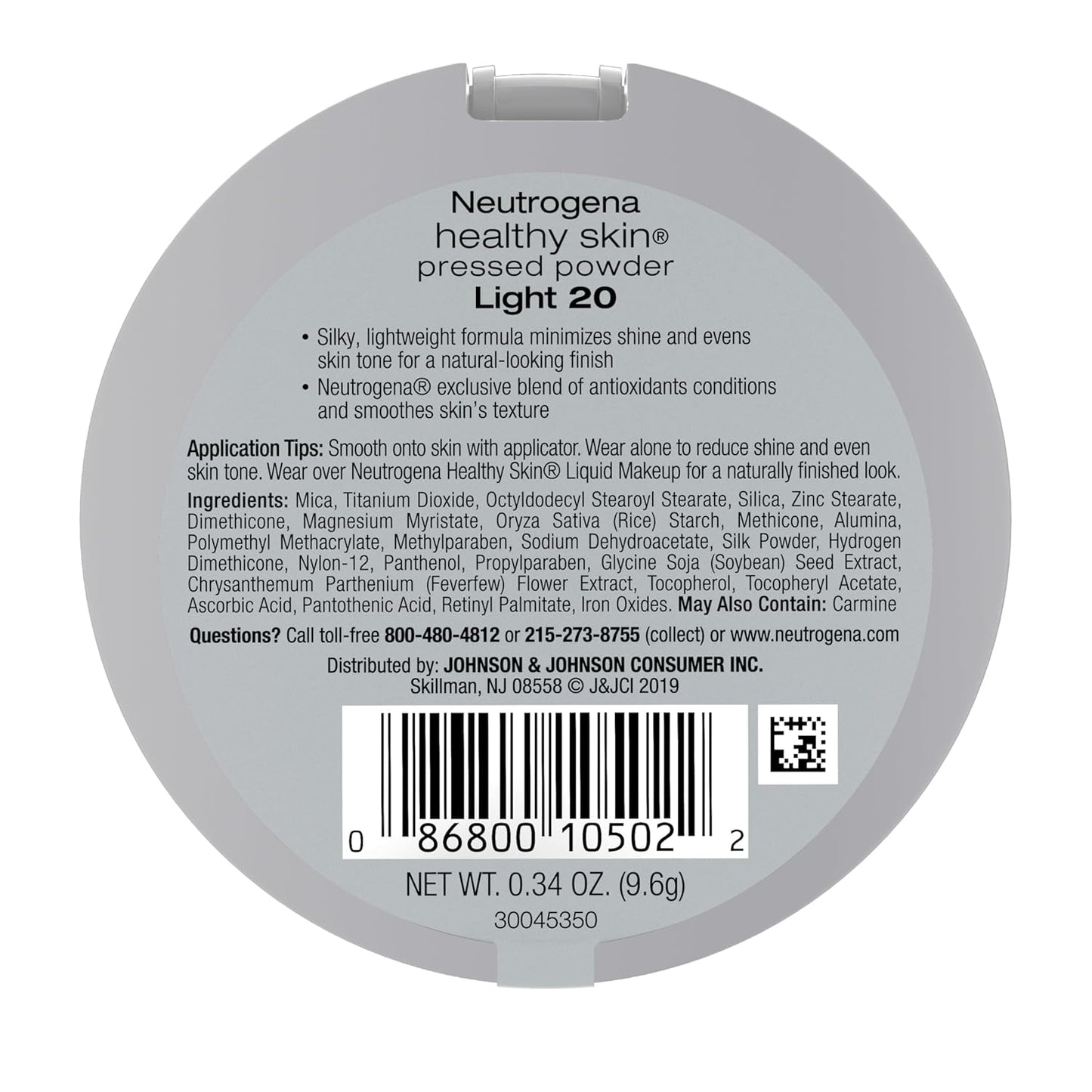 Neutrogena Healthy Skin Pressed Powder SPF 20 |Light to Medium 31