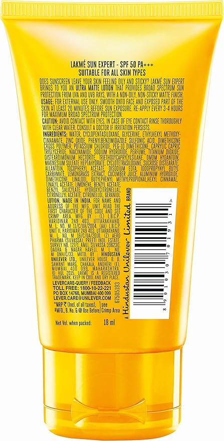 LAKMÉ Cream Sun Expert SPF 50