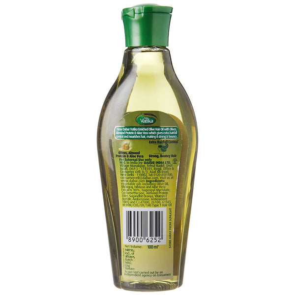 Dabur Vatika Enriched Olive Hair Oil bottle of 200 ml Oil X 2