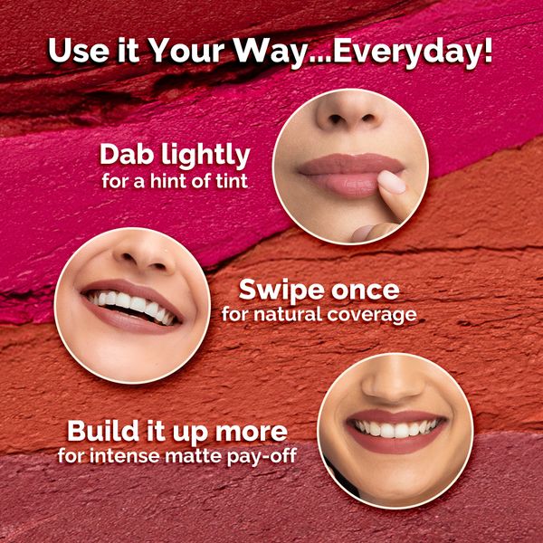 Mamaearth Moisture Matte Longstay Lipstick Cherry Punch