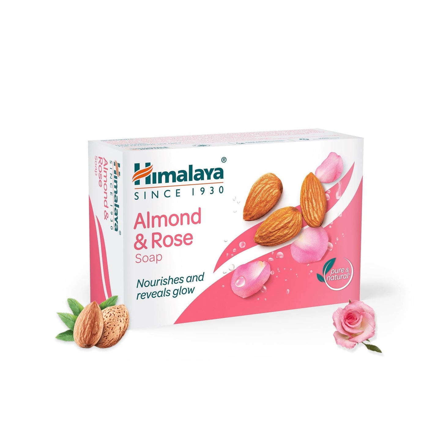Himalaya Almond And Rose Soap 125gm - PUSHMYCART