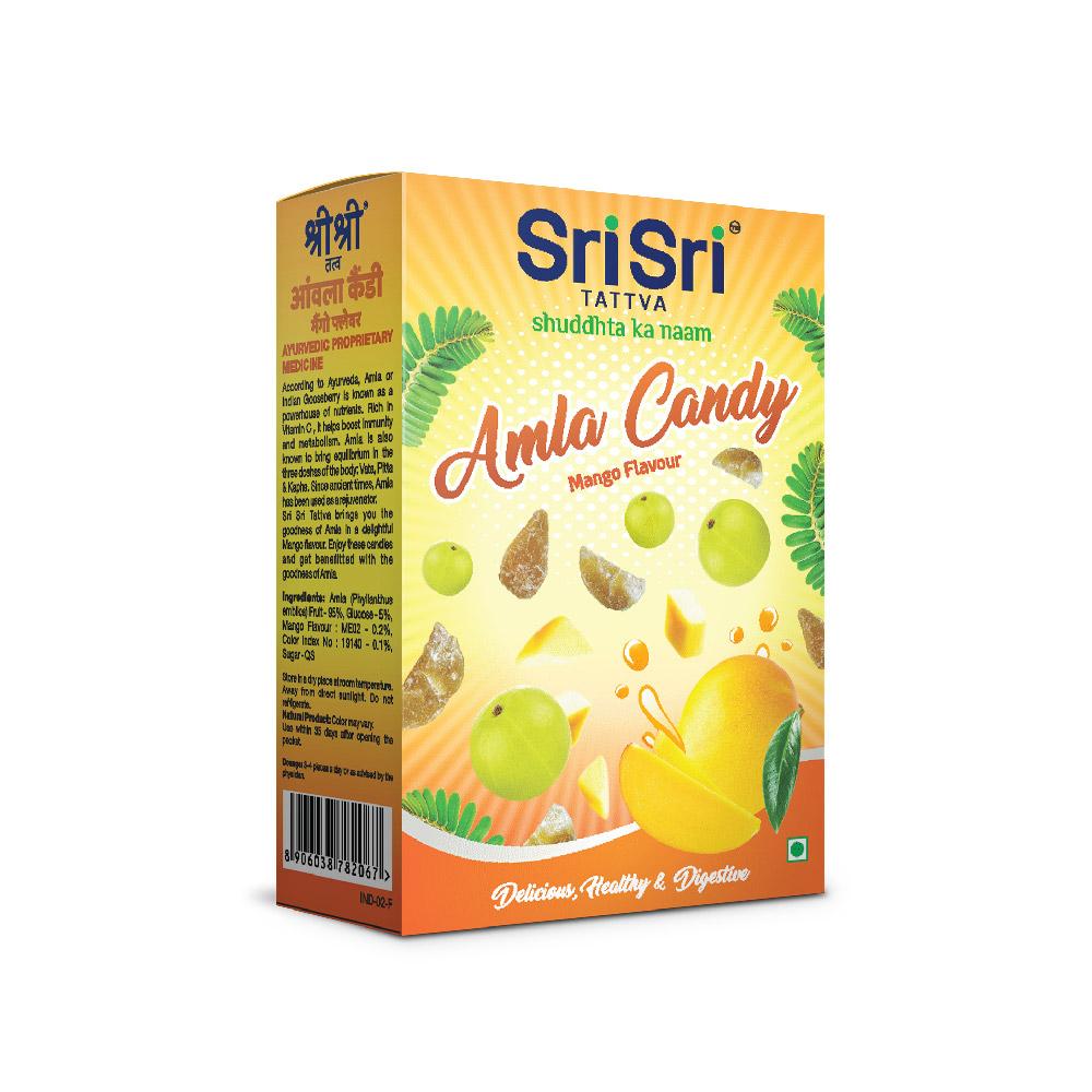 Sri Sri Tattva Amla Candy - Mango Flavoured -Delicious Healthy & Digestive