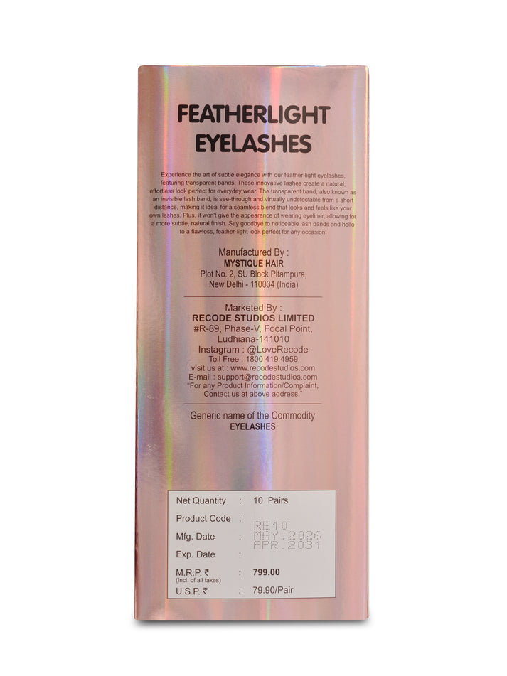 Recode-RE10/D52-Featherlight-Eyelashes-Transparent-Band