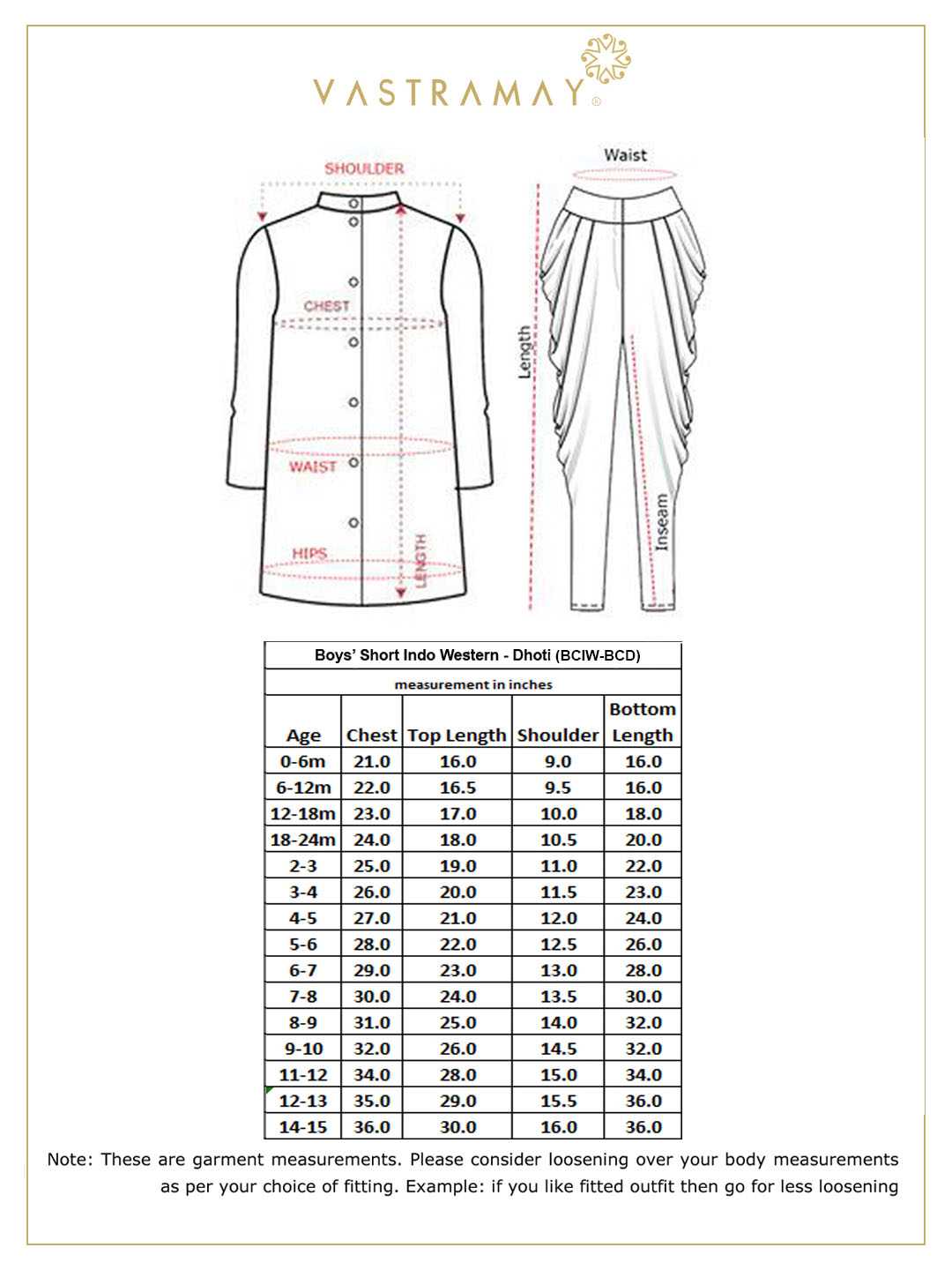 Vastramay Boys' Black Silk Blend Sherwani