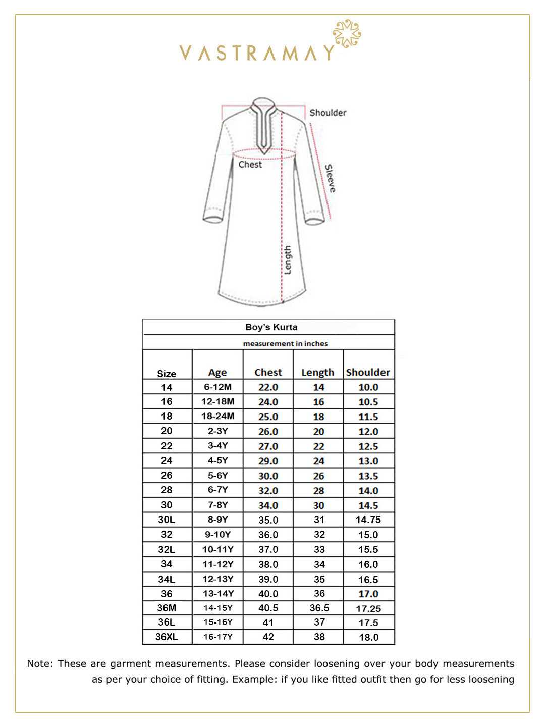 Vastramay Boy's Cream Kurta