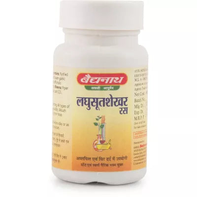 Baidyanath Jhansi Laghu Sutshekhar Tablets