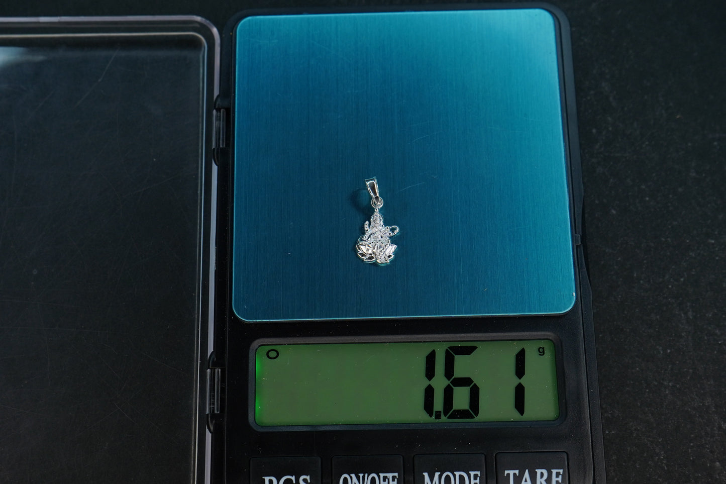 Pure Silver Saraswathi Devi 1.61G by Mahita Collection