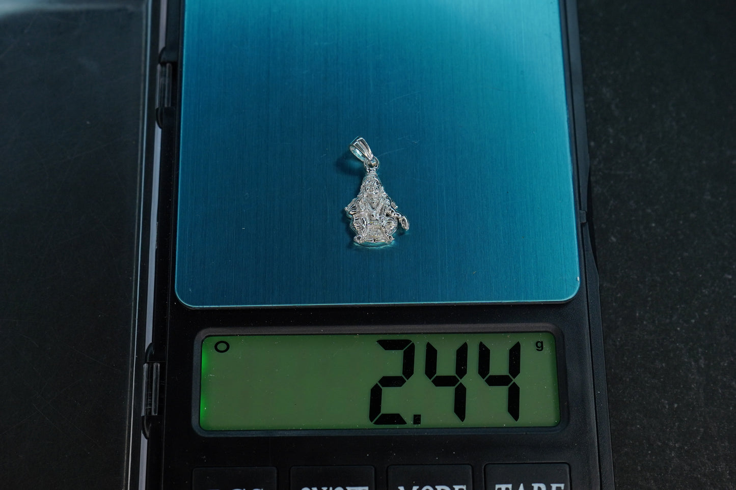 Pure Silver Ayyappa 2.44G by Mahita Collection