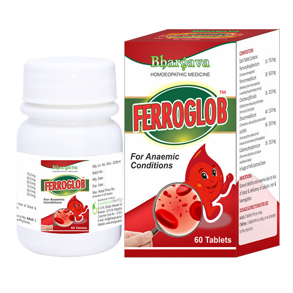 Bhargava Ferroglob 60 Tablet