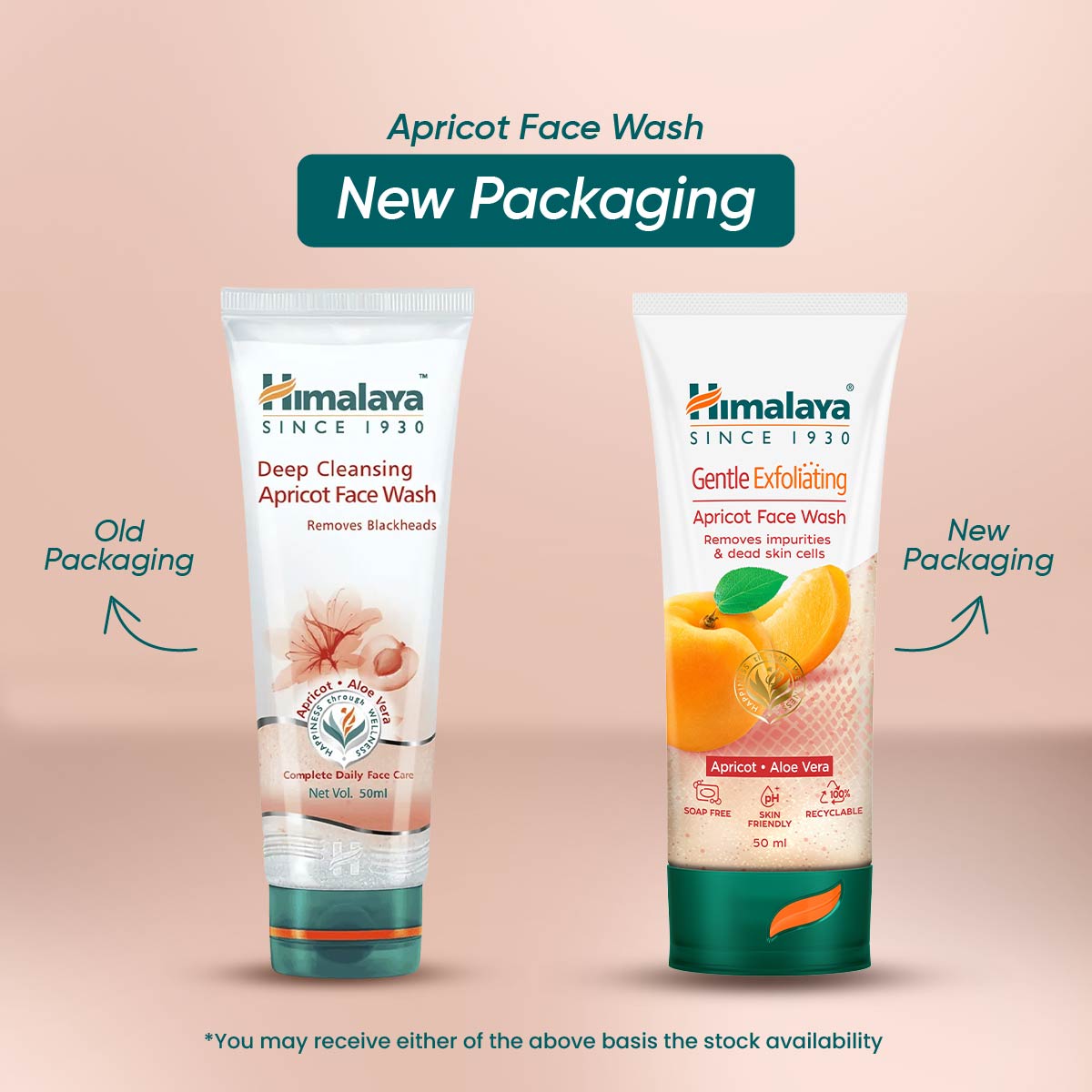 Himalaya Herbals Deep Cleansing Apricot Face Wash - PUSHMYCART