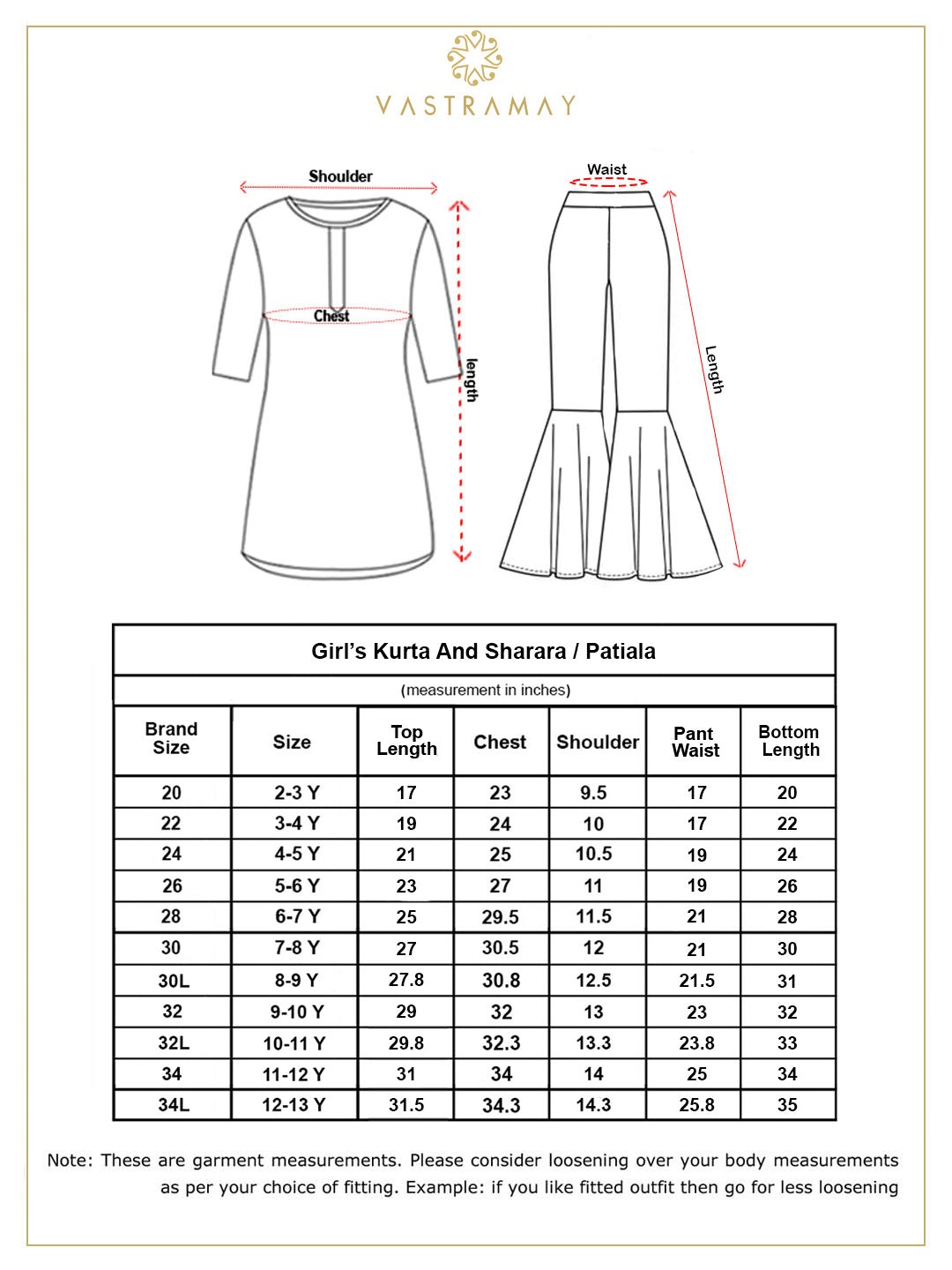 Vastramay Girl's Yellow and White Kurta, Sharara and Dupatta Set