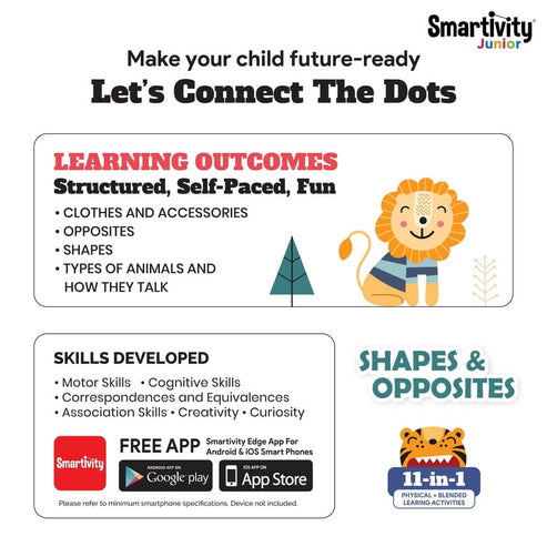 Smartivity Junior Shapes & Opposites | DIY Activity Kit